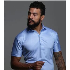Collars & Co. Semi-Spread Collar Short-Sleeve Polo